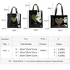 Shoppingväskor väska gelé handväska för kvinnor miljövänlig blommote återanvändbar vattentät pvc axel shoppare 231017