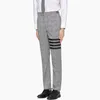 Modna marka mężczyzn Casual Ruit Pants Grey Plaid Black Striped Spring and Autumn Business Formalne spodnie 2830