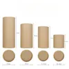 Present Wrap Kraft Paper Round Tube Eco-Friendly Cardboard Cosmetics Container Mat TEA PACKAGING CAN