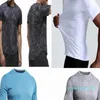 Leggings t-shirts pour hommes chemise de yoga vêtements de sport aligner collants de Fitness élastiques entraînement hommes
