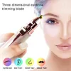 Eyebrow Trimmer 2 In 1 Electric Pen Painless Hair Remover Women Shaver Bikini Razor Body Face Lipstick Epilator USB 231016