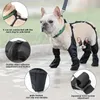 Pet Protective Shoes Dog Waterproof Justerable Boots Breathbale For Outdoor Walking Soft French Bulldog Pets Paws Protector 231017
