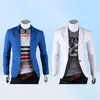 Cały 2017 Nowy przylot wiosna Xury Blazer Jacket Fashion Men039s Suit biznesowy w stylu Korea Silny kolor Slim Blazer Mascu1249324