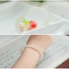 Autres bracelets Envoyer un certificat Naturel Xinjiang Hetian Jade Blanc 54mm-64mm Bracelet mince Élégante Princesse Maman à Girlfriend195B