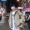 Heren Hoodies Sweatshirts Herfst Koreaans voor Mannen Casual Zip Up Losse Jas Straat Dikke Warme Mode Hip Hop Vesten Capuchon 231016