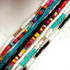 Choker Fashion Simple Sweet Colorful Beaded Charming Necklace For Women Bohemia Acrylic Seed Beads Strand Accessories