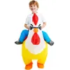 Cosplay New Kids Bambino Iatable Costume da gallo squalo animale Anime vestito di vestito costumi di Halloween per le ragazze dei ragazzi