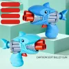 Neue Dinosaurier Soft Bullet Spielzeugpistole Cartoon Pistole Schießen Modell Launcher Kunststoff für Kinder Jungen Geburtstagsgeschenke