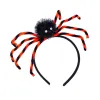 Halloweenowe dekoracje pająki klaskanie bransoletka Hallow przerażające broszki opaski na głowę DIY Dekoracja wisardów dla dzieci impreza CPA7045