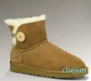 Klassiska varma stövlar kvinnor mini halv snö boot vinter full päls fluffig päls satin fotledstövlar