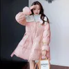 Trenchs de femmes Manteaux Femmes Parkas Design Hiver Coton Veste Femme Taille élastique Étudiants Coréen Fausse Fourrure Col Chaud A-ligne Manteau