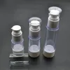 10pcs/lot 50ml Plastic Cream Emulsion Shampoo Airless Bottle Frascos Para Cremas Empty Cosmetic Packaging Containers SPB108 Sebcr Pslej