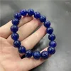 Bracciale da donna con filo di agata blu e giada