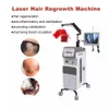 Vertical Diode Laser 650nm Diode Laser Therapy Device Hair Regrowth Anti Hair Loss Massage Machine with Ozone Comb Oxygen Sprayer