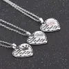 Fashion Heart Lovers Woman Necklace Designer No Longer By My Side Letters Man Alloy Silver Chain Dog Paw Pendant South American Necklaces Pendants Choker Jewelry