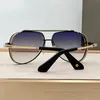 Designer in edizione limitata da uomo e da donna Gradient Lunettes de Soleil Occhiali da sole da corsa semplici da corsa ovali di alta qualità con montatura in metallo rimovibile laterale in rete TAND