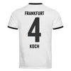 23/24 Eintracht Frankfurt Futebol Jerseys 2023 M.GOTZE KOSTIC SOW KLAMMERS HINTEGGER KAMADA BORRE camisa RODE ACHE MAN Uniforme de futebol 98 2000 Eintracht Frankfurt