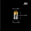 27*35mm 24pcs 8ml Glass Bottles Aluminium Screw Golden Cap Empty Transparent Clear Liquid Gift Container Wishing Bottle Jarsgood qty Fcwum