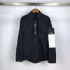 Pedras designer casaco ilha qualidade original primavera e outono coleção fantasma workwear camisa unisex solto manga sólida jaqueta