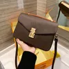 Top designer tassen echt leer pochette metis schoudertas luxe dames messenger schoudertassen designer luxe tas Crossbody handtas portemonnees zadeltassen