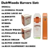 Dabwoods 1.0 ml Disposable Vape stylo rechargeable E Cigarettes 280mAh Batter