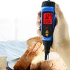 PH Meters Professional Food PH Tester Portable Pen Type pH Meter Alkalinity Meter Meat Vegetables Fruits Dairy pH Temperature Detection 231017