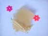 Jewelry Pouches 500pcs 13 18cm Gold Organza Gift Bag Packaging Display Bags Drawstring Pouch For Bracelet/necklace Mini Yarn