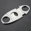 Stainless Steel Cigar Cutter Knife Portable Small Double Blades Cigar Scissors Metal Cut Cigar Devices Tools Smoking Accessories DBC