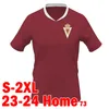 23 24 Real Murcia Fußballtrikots Rubio Rodrigo 2023 2024 Leon Carrillo Gonzalez Red Home Fußballtrikots Herrenuniformen