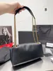 5a Mode Frau Umhängetasche Klassische Flap Bag Dame Schulter Griff Taschen Leder Gitter Luxurys Designer Frau Handtasche Geldbörse Kette Tasche 003