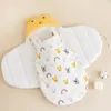 Sleeping Bags Winter Baby born Bedding Swaddle Blanket for Infants Toddlers Autumn Sleeping Bag Minky Dot Quilted Sleep Sack 231017