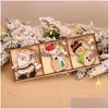 Kerstversiering Decoratieve Producten Cartoon Kerstman Combinatie Hanger Houten Auto Boom Accessoires Drop Delivery Home Gar Dhoyy