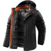 Donsparka's voor heren Thermische winterjas Heren Dikke warme gewatteerde jassen Los casual Multi-pocket met capuchon Sneeuwwindjack 20 graden EU4XL 231017