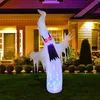 Halloweenowe zabawki 230 cm Halloween nadmuchiwany duch z kalejdoskopem LED LED Horror przerażające rekwizyty ogrodowe Halloween Dekoracja imprezy 231016