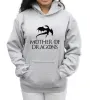 2018 Spring Winter Sweatshirt Fleece Hoodies för kvinnor Tryckt Mor till Dragons Fashion Hip Hop Brand-Clothing Streetwear