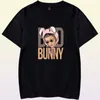 Badbunny Bad Bunny 대형 티셔츠 여자 남자 Harajuku 100면 짧은 소매 빈티지 랩 힙합 tshirt Homme streetwear4079716