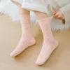 Chaussettes japonaises rétro Style Harajuku pour femmes, fil épais, en coton américain, adaptées à toutes les saisons