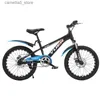 Cyklar Ride-ons Wolface 7-16 Years Mountain Bike 18 tum/20 tum/22 tum Högkolstålram Rambroms Bicycle Youth Scooter Dropshipping Q231018