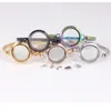 Bangle 5pcs 316L Stainless Steel Screw 30mm Mixed Color Floating Locket 7 8 Inch Bracelet Women Jewelry215A