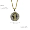 Pendentif Colliers Tendance Déclaration Ronde Égyptien Pharaon Modèle Femmes Hommes Punk Or Longue Chaîne Collier Hip Hop Bijoux 273S