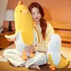 Plush Dolls Cartoon Duck Pchasze Zwierzęta Kreatywna lalka bananowa Zabawna sofa Poduszka Sypialnia Poduszka Prezent dla przyjaciół Kawaii Decor 231017