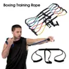 Weerstand Bands 1PC MMA Boksen Rubber Training Snelheid Pull Touw Muay Thai Karate Power Workout Sterkte Gym Apparatuur 231016