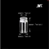 22*40*13mm 7ml Mini Glass Bottles With Aluminium Lid Empty Small Wishing Bottle Vials Jars 100pcslotgood qty Pjkgr