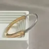 Luxury Lock Bracelet Designer Women Bangles Silver Rose Gold Titanium Steel Jewelry Mens Lock Bangle Wedding Gifts