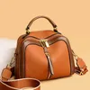 Evening Bags Women's Leather Bag High Quality Soft Cowhide Shoulder Fashion Tassel Female Messenger 2023 Handbags For Women