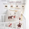 Mobiles# Baby Rattles Toys 0-12 Months for Baby Newborn Crib Bed Wood Bell Mobile Toddler Rattles Carousel for Cots Kids Musical Toy Gift Q231017