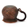 Çay Bardakları Vintage Altın Sınır El Yapımı Adalet Kupası Çay Fincanları Saklarla Çay Filtresi Filtresi Çayware