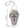 Cross Body Gothic Cross Shoulder Bag Halloween Crossbody Bag 2023 Coffin Pu Purse Handbag Forstylisheendibags
