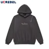 Hoodies masculinos streetwear carta lantejoulas moletom casual masculino outono solto zíper decoração velo masculino