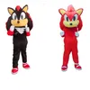 Ny stil Sonic Mascot Costume From The Hedgehog Costume Adult Size Sonic Tecknaddräkt med tre färgfabriker direkt Salre290k bästa kvalitet